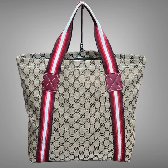 A37- π― % authentic Gucci totes bag - Picture 7 of 16
